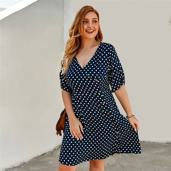 party dresses aesthetic fat mm women polka dot dress elegant bandage plus size oversized short sleeve v-neck a-line button clothes hbcz, White;black
party dresses aesthetic fat mm women polka dot dress elegant bandage plus size oversized short sleeve v-neck a-line button clothes hbcz, White;black