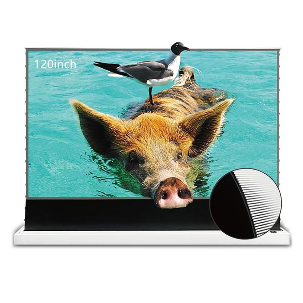 vividstorm 120 inch motorized electric ust laser tv projector screen floor rising home theater movie office
vividstorm 120 inch motorized electric ust laser tv projector screen floor rising home theater movie office