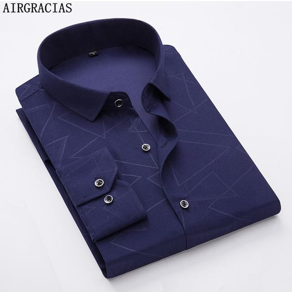 men's casual shirts airgracias 2021 men shirt fashion print camisa masculina long sleeve slim fit formal male dress size 4xl, White;black
men's casual shirts airgracias 2021 men shirt fashion print camisa masculina long sleeve slim fit formal male dress size 4xl, White;black