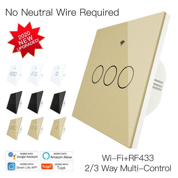 smart home control glass panel touch wall switch no neutral wire required eu standard light 1/2/3 gang works with alexa google
smart home control glass panel touch wall switch no neutral wire required eu standard light 1/2/3 gang works with alexa google