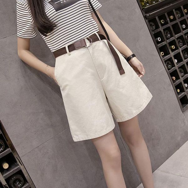 women's shorts 2021 summer wide leg high waist cargo version of the belt large size student harajuku wind tooling, White;black
women's shorts 2021 summer wide leg high waist cargo version of the belt large size student harajuku wind tooling, White;black