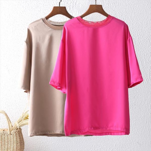 basic khaki chiffon short womens blouses sleeves elegant white black o neck satin silk summer
basic khaki chiffon short womens blouses sleeves elegant white black o neck satin silk summer