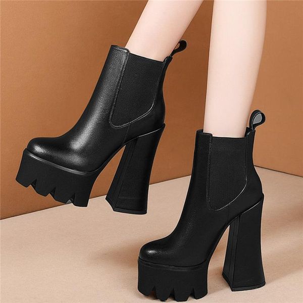 boots 2021 high casual shoes women genuine leather super heel motorcycle female round toe chunky platform pumps, Black
boots 2021 high casual shoes women genuine leather super heel motorcycle female round toe chunky platform pumps, Black