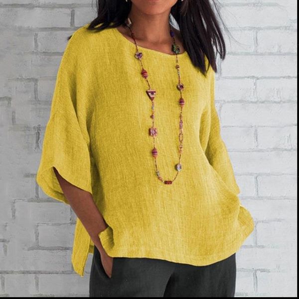 cotton soft solid blouse summer loose plus size shirt o neck half sleeve womens and blouses split women tunic, White
cotton soft solid blouse summer loose plus size shirt o neck half sleeve womens and blouses split women tunic, White