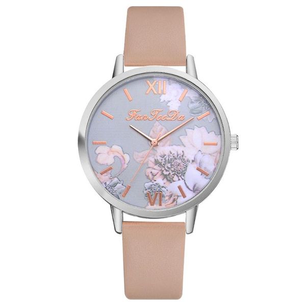 wristwatches fashion women's watch silicone printed flower causal quartz analog wrist case kadin kol saati zegarki damskie smart women, Slivery;brown
wristwatches fashion women's watch silicone printed flower causal quartz analog wrist case kadin kol saati zegarki damskie smart women, Slivery;brown