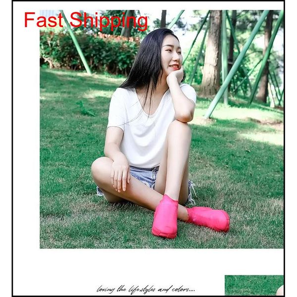 2020 outdoor latex shoe cover sile cycling rain shoes boot covers reusable waterproof thickening non-slip w qylwpw dh_seller2010, Silver
2020 outdoor latex shoe cover sile cycling rain shoes boot covers reusable waterproof thickening non-slip w qylwpw dh_seller2010, Silver