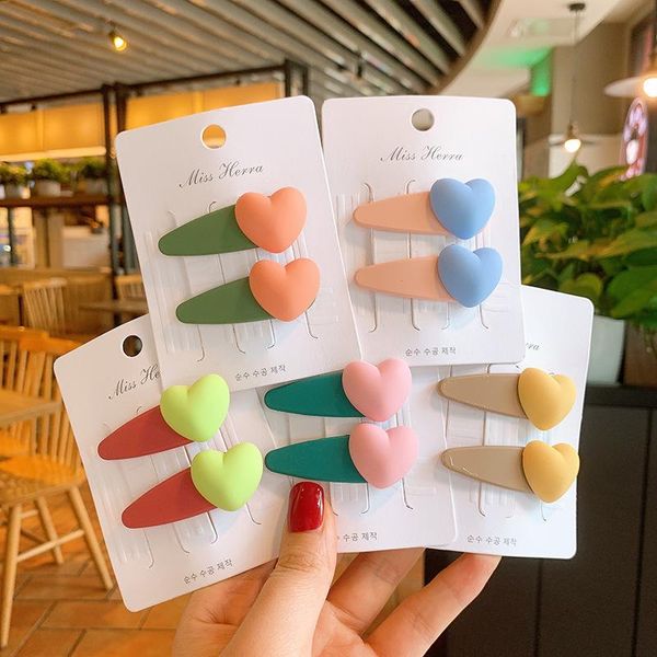 hair accessories korean style girl heart hairpin simple hit color bb clip cute baby headdress for children fashion, Slivery;white
hair accessories korean style girl heart hairpin simple hit color bb clip cute baby headdress for children fashion, Slivery;white