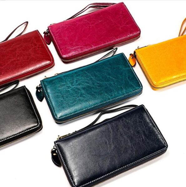 wholeseller drop ship women's rfid money clips anti-degaussing genuine leather ladies large capacity long leather multi-card card zippe, Black
wholeseller drop ship women's rfid money clips anti-degaussing genuine leather ladies large capacity long leather multi-card card zippe, Black
