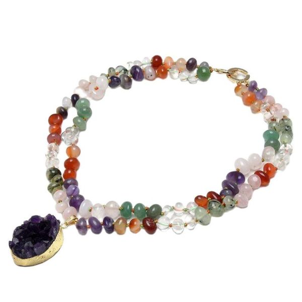 pendant necklaces jk natural gems stone amethyst jades rose quartz agate gold plated amethysts nugget necklace for women, Silver
pendant necklaces jk natural gems stone amethyst jades rose quartz agate gold plated amethysts nugget necklace for women, Silver