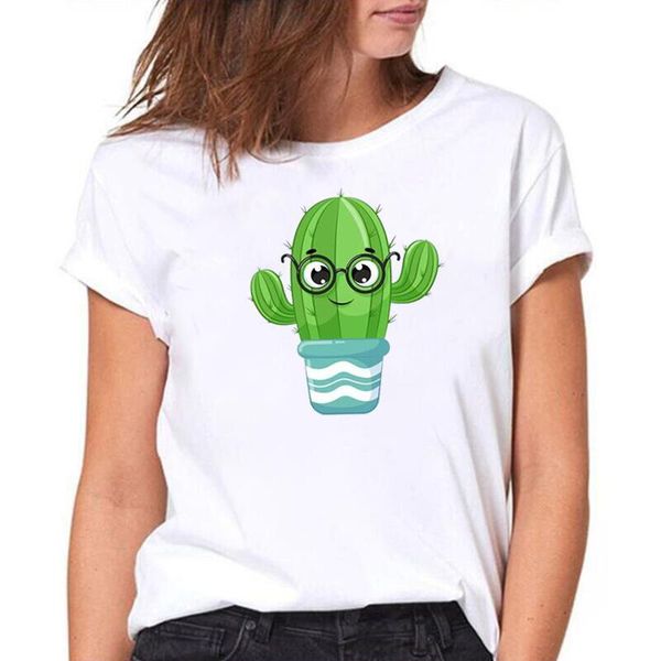 women's t-shirt short sleeve casual t shirt women fashion cotton funny cactus succulent plants lover print tee femme camiseta mujer, White
women's t-shirt short sleeve casual t shirt women fashion cotton funny cactus succulent plants lover print tee femme camiseta mujer, White