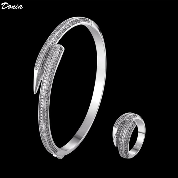 donia jewelry party european and american fashion full of diamond nails micro inlaid zirconia bracelet designer bracelet, Black
donia jewelry party european and american fashion full of diamond nails micro inlaid zirconia bracelet designer bracelet, Black