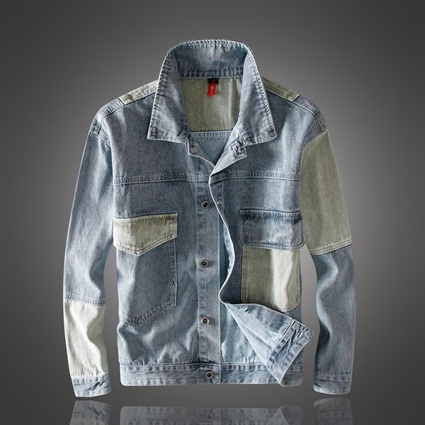 2021 new japanese vintage fashion jackets spliced designer casual denim jacket men cotton coats autumn retro leisure overall chaqueta 1sf3, Black;brown
2021 new japanese vintage fashion jackets spliced designer casual denim jacket men cotton coats autumn retro leisure overall chaqueta 1sf3, Black;brown