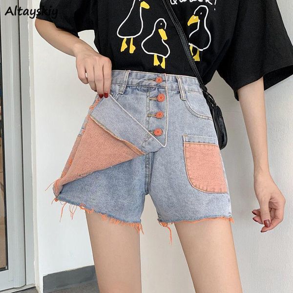 women's shorts women designer patchwork harajuku fake two pieces hipster large size s-5xl sweet girls button streetwear females chic, White;black
women's shorts women designer patchwork harajuku fake two pieces hipster large size s-5xl sweet girls button streetwear females chic, White;black