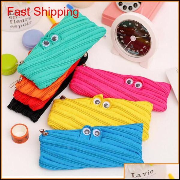 7 colors canvas zipper monster pencil case bag pouch, eyes pen bags portable student school stationery kids gifts prize hclen 3enlx
7 colors canvas zipper monster pencil case bag pouch, eyes pen bags portable student school stationery kids gifts prize hclen 3enlx