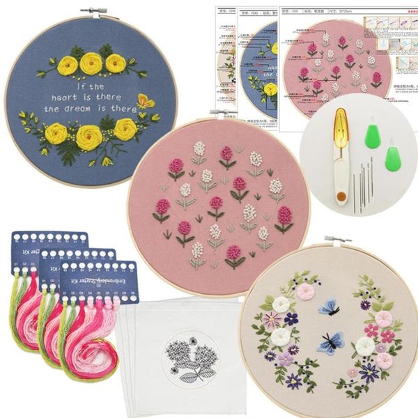 other arts and crafts 3 sets embroidery starter kit with pattern instructions,cross stitch include hoops,color threads tools
other arts and crafts 3 sets embroidery starter kit with pattern instructions,cross stitch include hoops,color threads tools