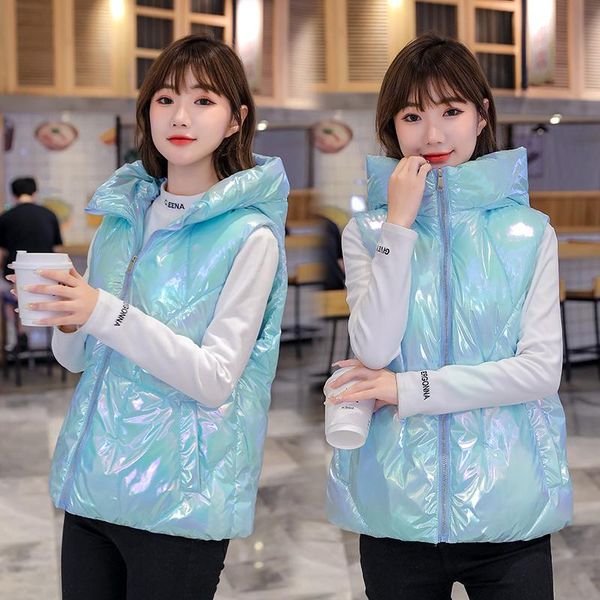women's vests winter vest girl jacket coat female waistcoat hooded short slim fashion ladies warm white 2021, Black;white
women's vests winter vest girl jacket coat female waistcoat hooded short slim fashion ladies warm white 2021, Black;white