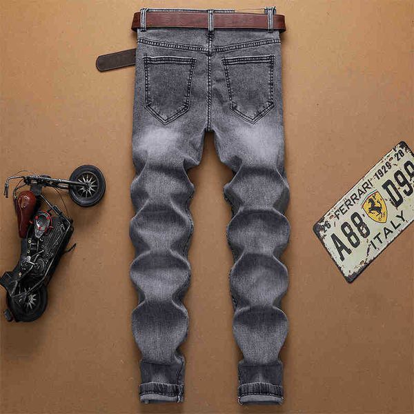 men's jeans jeans men hip hop ripped letter printed slim fit straight fashion streetwear male cotton vintage gray holes casual denim e5, Blue
men's jeans jeans men hip hop ripped letter printed slim fit straight fashion streetwear male cotton vintage gray holes casual denim e5, Blue