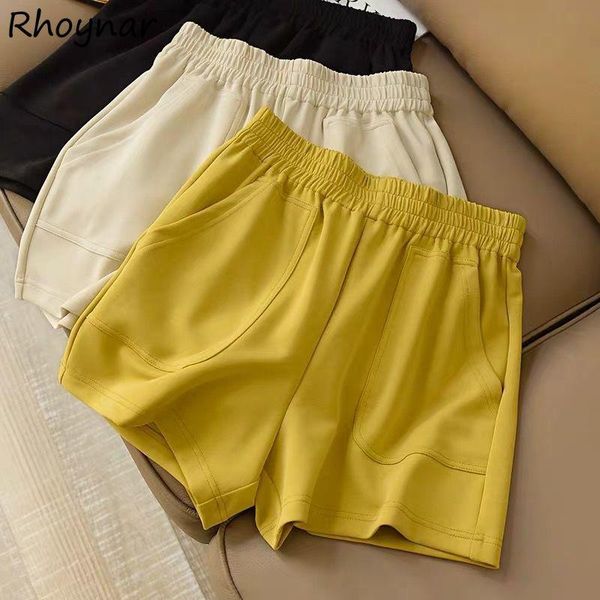 women's shorts women oversize wide leg summer solid simple loose casual korean style students empire all-match elastic waist teens, White;black
women's shorts women oversize wide leg summer solid simple loose casual korean style students empire all-match elastic waist teens, White;black