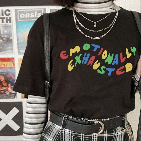 harajuku gothic female emotionally exhauste print short sleeve fashion casual fun letter women clothing t shirts streetwear, White
harajuku gothic female emotionally exhauste print short sleeve fashion casual fun letter women clothing t shirts streetwear, White