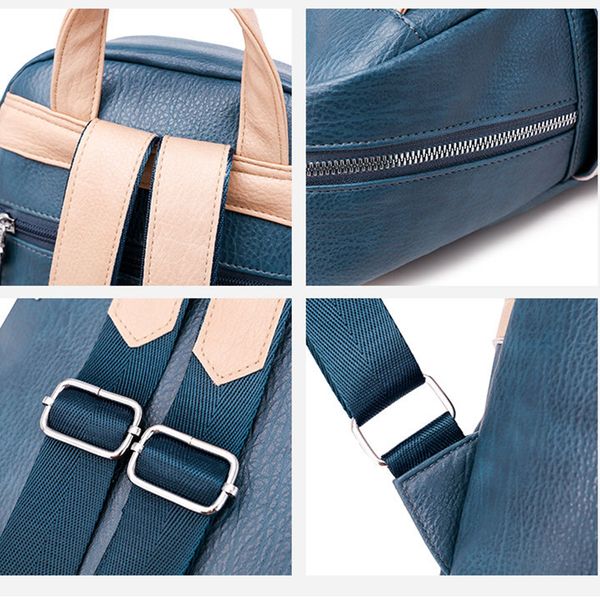 pu leather women backpack black small fashion panelled soft waterproof back pack female 2020 trend womens bags high quality
pu leather women backpack black small fashion panelled soft waterproof back pack female 2020 trend womens bags high quality