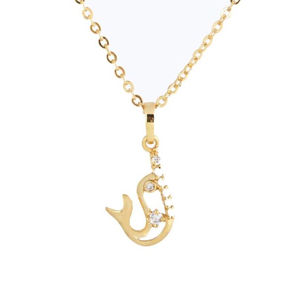 pendant necklaces necklace stylish micro-inlay hollow out dolphin shape temperament dazzling zircon chain (golden), Silver
pendant necklaces necklace stylish micro-inlay hollow out dolphin shape temperament dazzling zircon chain (golden), Silver