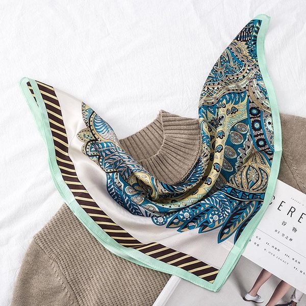 scarves 52*52cm women scarf square 100% real silk 2021 fashion neck hijab bandana paisley print large headband kerchief, Blue;gray
scarves 52*52cm women scarf square 100% real silk 2021 fashion neck hijab bandana paisley print large headband kerchief, Blue;gray