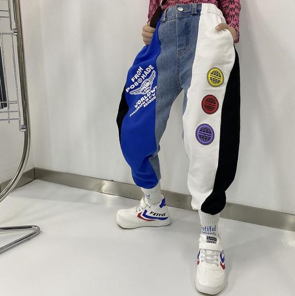 2021 new wholesale girls denim patchwork pants fashion spring girls jean pants 3-9t a459, Blue
2021 new wholesale girls denim patchwork pants fashion spring girls jean pants 3-9t a459, Blue