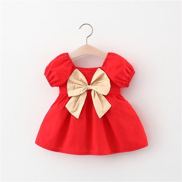girl's dresses baby girls dress summer cotton children's clothes bow toddler kids clothing born infant princess for 0-24m, Red;yellow
girl's dresses baby girls dress summer cotton children's clothes bow toddler kids clothing born infant princess for 0-24m, Red;yellow