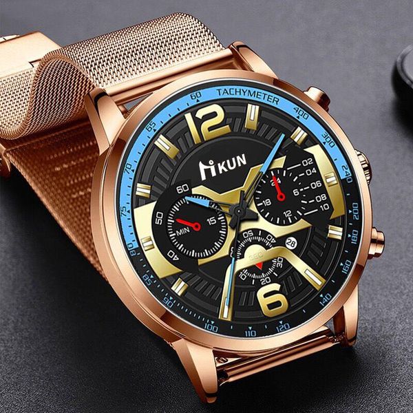 wristwatches arrivel fashion mens watches quartz men casual mesh belt calendar sports relogio masculino, Slivery;brown
wristwatches arrivel fashion mens watches quartz men casual mesh belt calendar sports relogio masculino, Slivery;brown