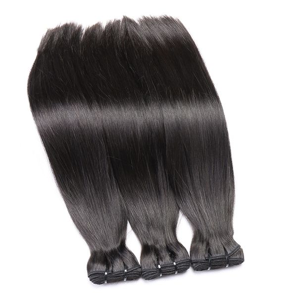 double drawn bone straight human vrigin hair weaves 1 bundles thick ends, Black
double drawn bone straight human vrigin hair weaves 1 bundles thick ends, Black
