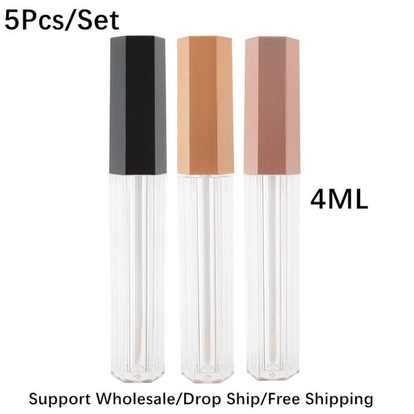 5pcs/set 4ml rose gold lip gloss tubes diy empty cosmetic container transprent refillable bottles liquid lipstick sample bottle
5pcs/set 4ml rose gold lip gloss tubes diy empty cosmetic container transprent refillable bottles liquid lipstick sample bottle