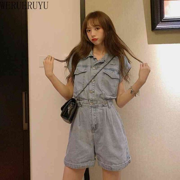 werueruyu fashion denim overalls women summer jumpsuit female denim rompers playsuit salopette straps shorts rompers 210608, White;black
werueruyu fashion denim overalls women summer jumpsuit female denim rompers playsuit salopette straps shorts rompers 210608, White;black