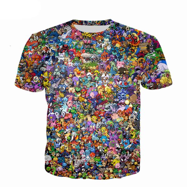 cloocl - men's and women's 3d cartoon character print t-shirt, harajuku clothing, casual, short sve, summer, White;black
cloocl - men's and women's 3d cartoon character print t-shirt, harajuku clothing, casual, short sve, summer, White;black