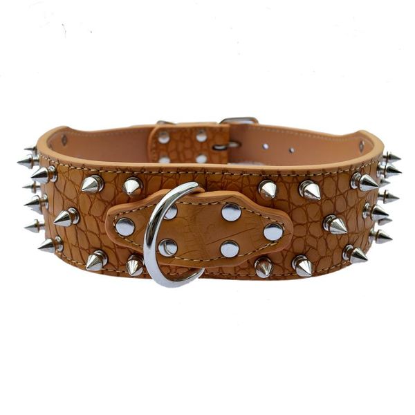 dog collars & leashes fashion spiked studded for big dogs croc pu leather collar pet neck strap adjustable buckle size m l xl xxl
dog collars & leashes fashion spiked studded for big dogs croc pu leather collar pet neck strap adjustable buckle size m l xl xxl