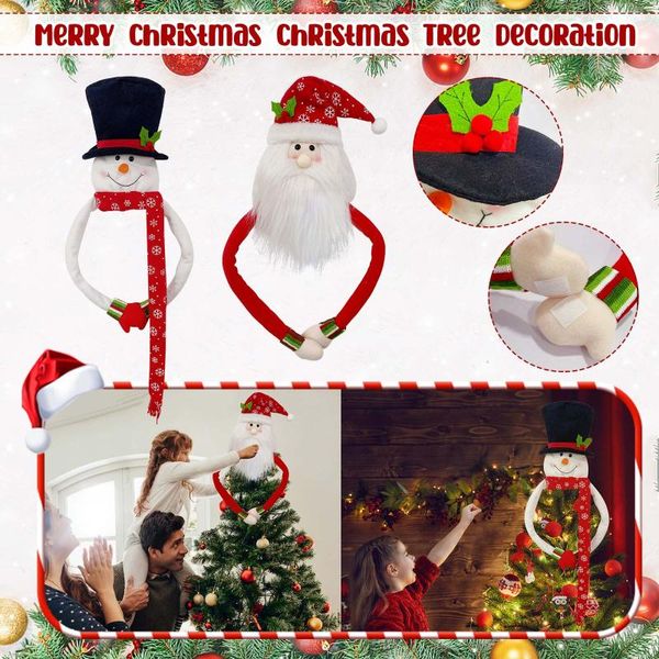 christmas decorations snowman santa claus plush decoration tree crown toy boule de noel #8
christmas decorations snowman santa claus plush decoration tree crown toy boule de noel #8
