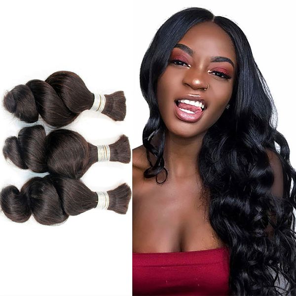 braiding human hair bulk indian loose wave hairs unprocessed can be dyed bulks no weft, Black
braiding human hair bulk indian loose wave hairs unprocessed can be dyed bulks no weft, Black
