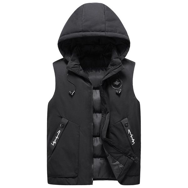 men's vests vest winter down casual waistcoat sleeveless jacket plus size 5xl warm overcoats hat detachable, Black;white
men's vests vest winter down casual waistcoat sleeveless jacket plus size 5xl warm overcoats hat detachable, Black;white