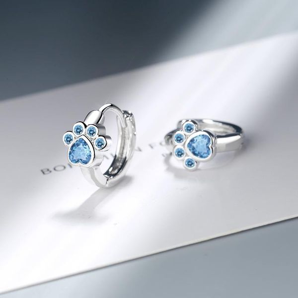 hoop & huggie girls' lovely cat footprint earrings small huggies blue zirconia stone cat- simple hoops ear piercing jewelry for women, Golden;silver
hoop & huggie girls' lovely cat footprint earrings small huggies blue zirconia stone cat- simple hoops ear piercing jewelry for women, Golden;silver