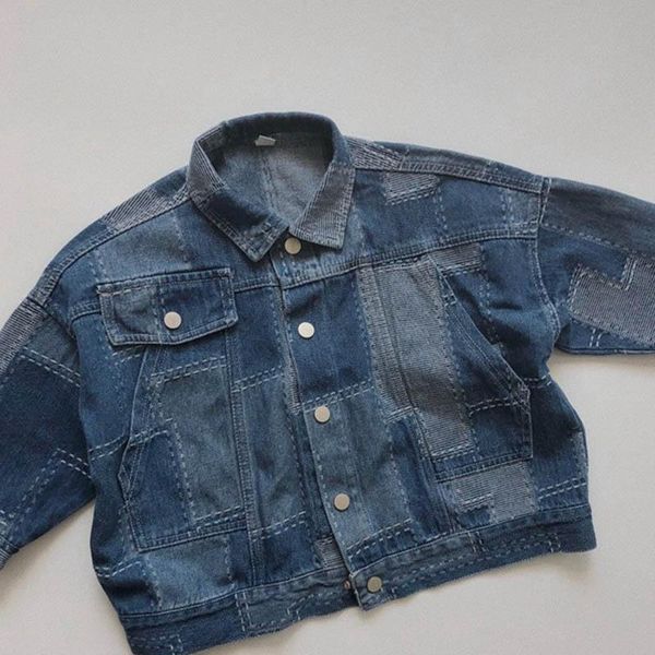 jackets children denim coat korean japan style baby boys girls long sleeve jacket kids vintage plaid cowboy cardigan, Blue;gray
jackets children denim coat korean japan style baby boys girls long sleeve jacket kids vintage plaid cowboy cardigan, Blue;gray