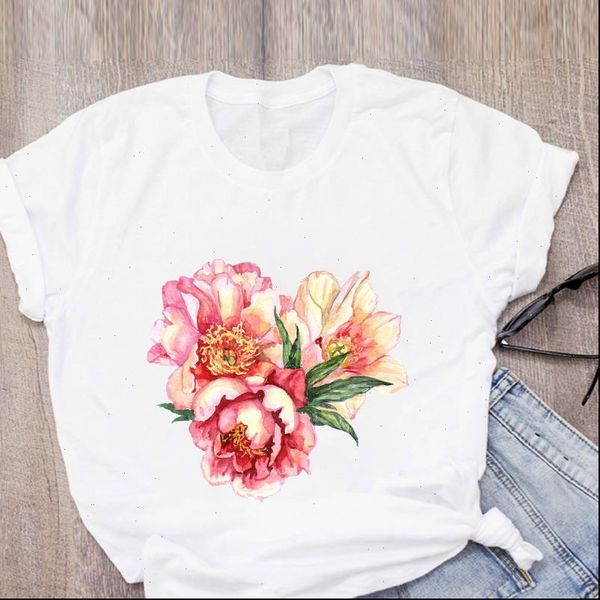 women graphic cute watercolor cute clothes flower print summer lady womens clothing t shirt tees female t shirt, White
women graphic cute watercolor cute clothes flower print summer lady womens clothing t shirt tees female t shirt, White