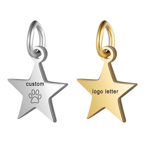 customized charms for jewelry making gold stainless steel star pendant engrave logo letter diy earring bracelet necklace lots, Bronze;silver
customized charms for jewelry making gold stainless steel star pendant engrave logo letter diy earring bracelet necklace lots, Bronze;silver