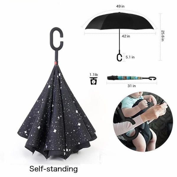 umbrellas c handle windproof reverse folding umbrella man women sun rain car inverted double layer anti uv self stand parapluie
umbrellas c handle windproof reverse folding umbrella man women sun rain car inverted double layer anti uv self stand parapluie