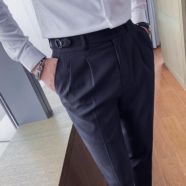 men's suits & blazers 2021 all match business formal wear solid men casual pants dress korean slim fit streetwear gentlemen office work, White;black
men's suits & blazers 2021 all match business formal wear solid men casual pants dress korean slim fit streetwear gentlemen office work, White;black