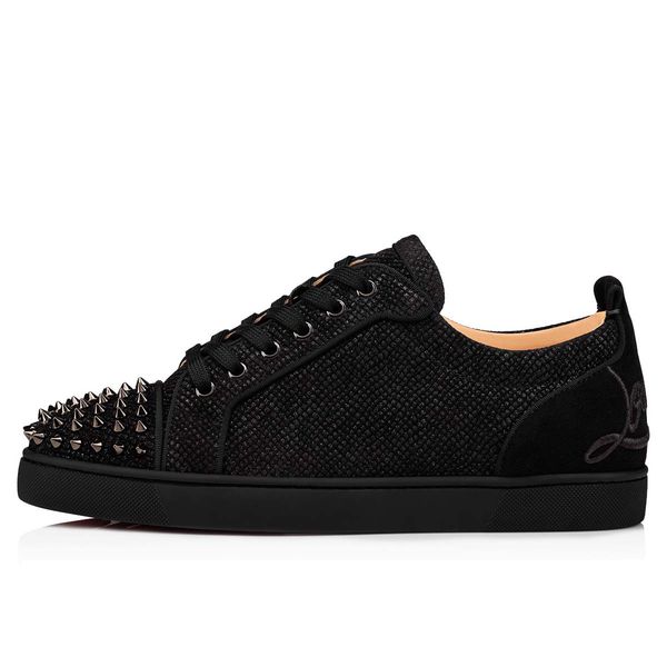 luxury classic red bottom dress shoes loui junior spikes orlato flat casual reds bottoms fun juniors spike flats men women elastikid suede d, Black
luxury classic red bottom dress shoes loui junior spikes orlato flat casual reds bottoms fun juniors spike flats men women elastikid suede d, Black