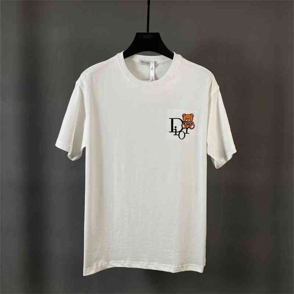 family 2022 spring and summer new couple letter three-dimensional embroidery round neck short sleeve t-shirt for men women, White
family 2022 spring and summer new couple letter three-dimensional embroidery round neck short sleeve t-shirt for men women, White