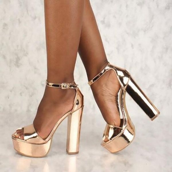 dress shoes fghgf 13cm chunky heels silver sandals, pink gold , lady platform, Black
dress shoes fghgf 13cm chunky heels silver sandals, pink gold , lady platform, Black