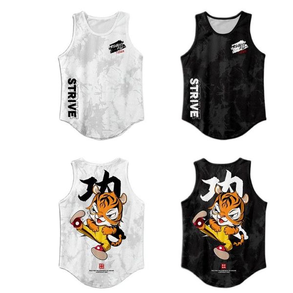 men' tank tiger printed men bodybuilding fitness singlets gyms quick-drying breathable sportswear vest oversize 6xl, White;black
men' tank tiger printed men bodybuilding fitness singlets gyms quick-drying breathable sportswear vest oversize 6xl, White;black