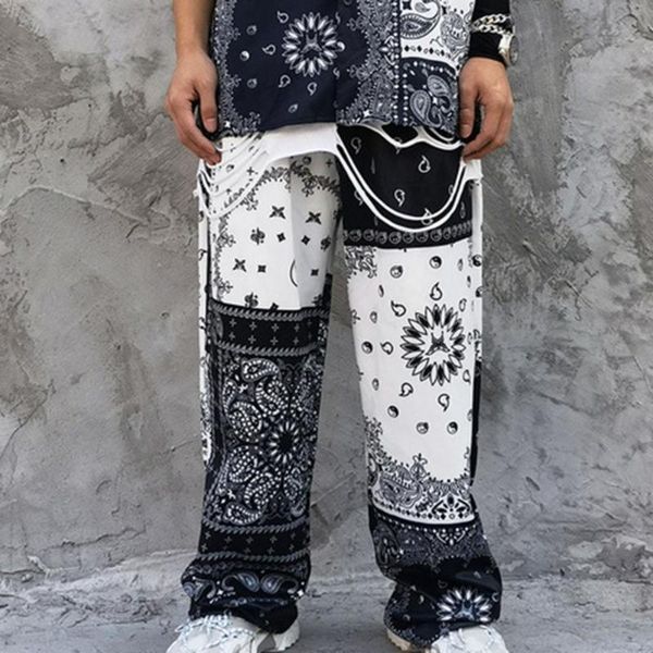 men's pants fashion men summer hip hop drawstring loose wide leg printed sports sweatpants clothing, Black
men's pants fashion men summer hip hop drawstring loose wide leg printed sports sweatpants clothing, Black