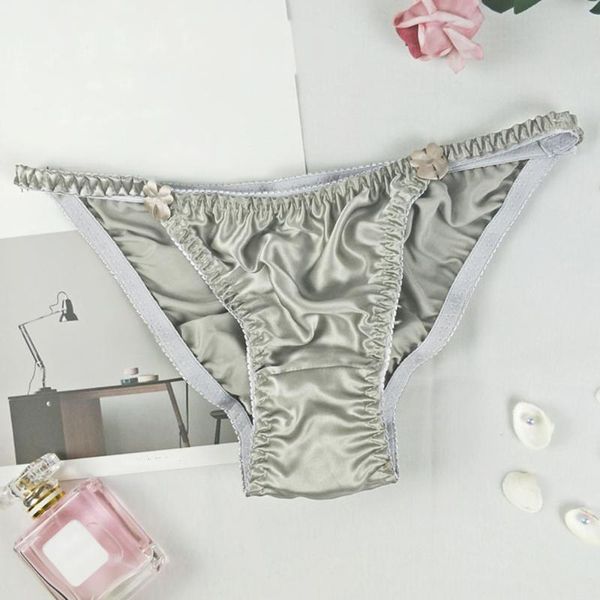women's panties ladies silk lingerie seamless satin underwear women breathable briefs 6 colors wholesale, Black;pink
women's panties ladies silk lingerie seamless satin underwear women breathable briefs 6 colors wholesale, Black;pink