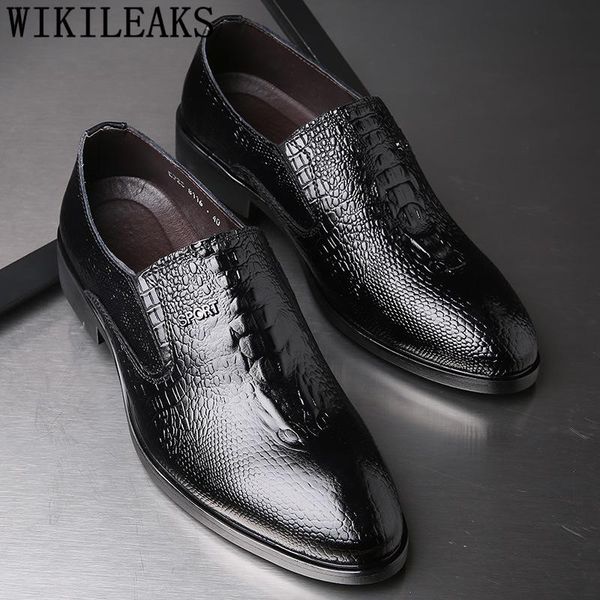 dress shoes loafers crocodile oxford men's leather black pointed toe wedding men zapatos de hombre vestir formal sapato
dress shoes loafers crocodile oxford men's leather black pointed toe wedding men zapatos de hombre vestir formal sapato